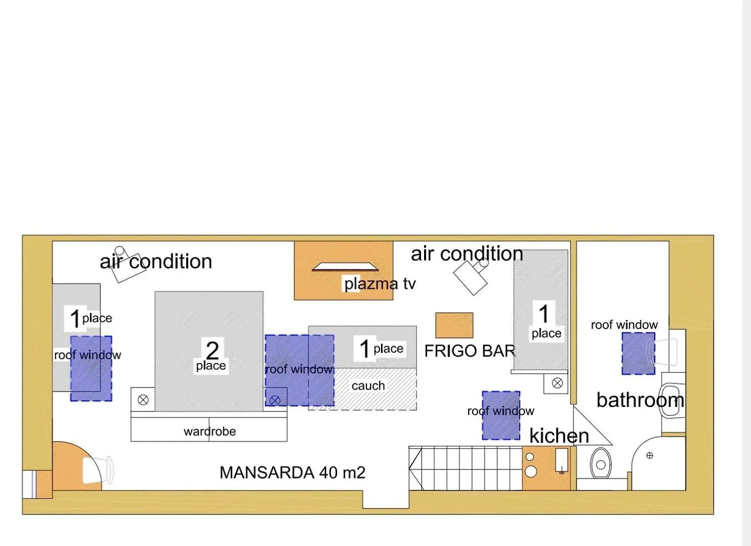 Yacht Marina Trogir, Heritage Bella Vistaa Apartman